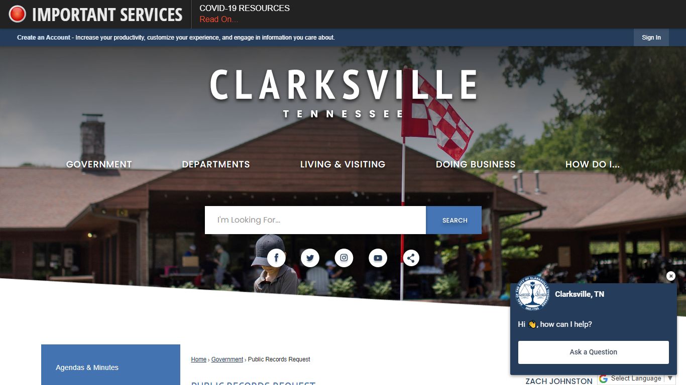 Public Records Request | Clarksville, TN
